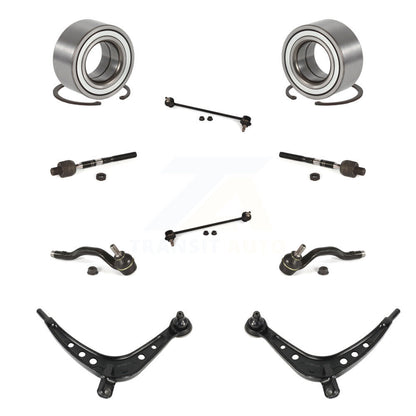 Bearing Lower Arm Outer Inner Tie Rod Link Front Kit (10Pc) For BMW 325xi 330xi