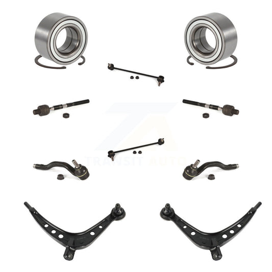 Bearing Lower Arm Outer Inner Tie Rod Link Front Kit (10Pc) For BMW 325xi 330xi