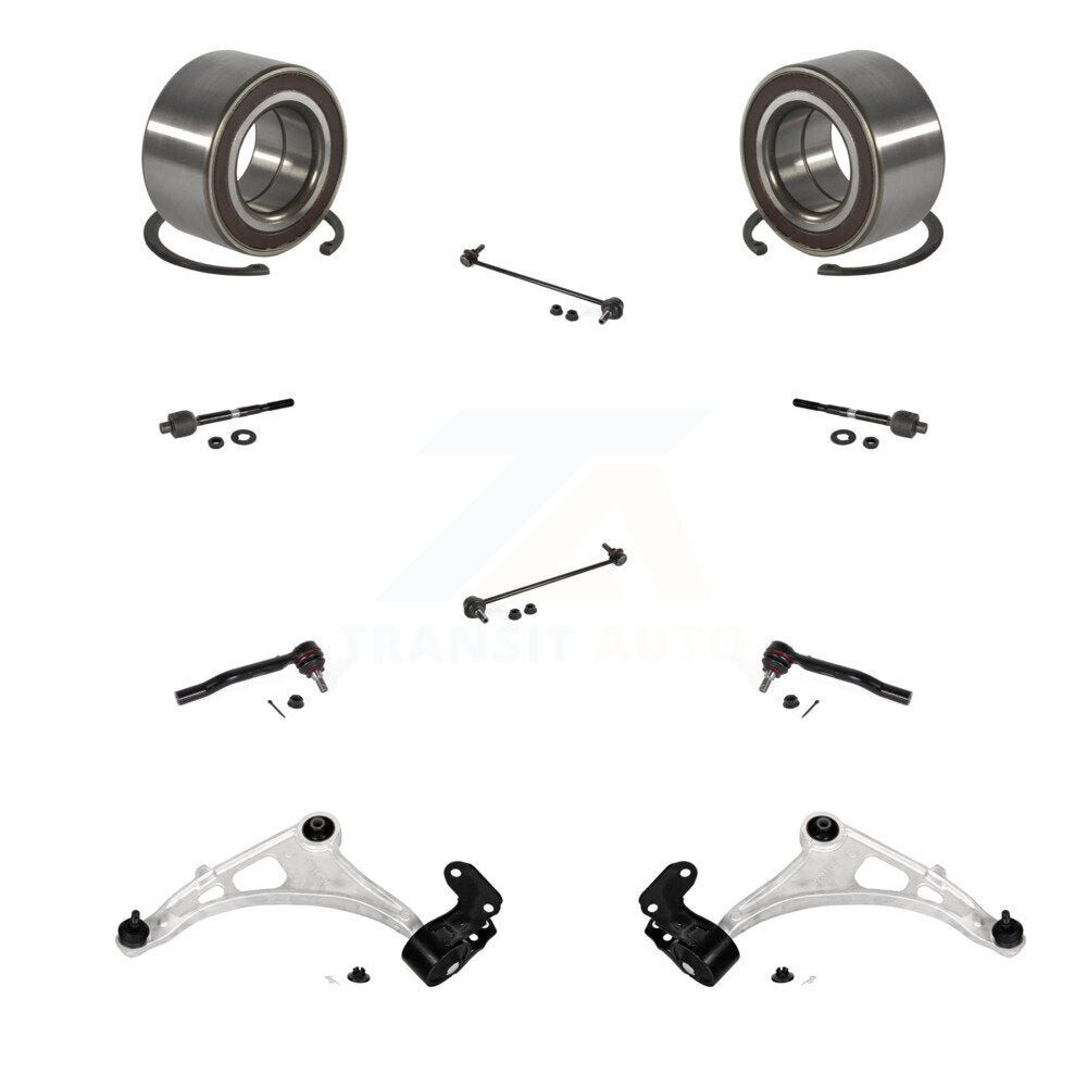 Bearing Lower Arm Outer Inner Tie Rod Link Front Kit (10Pc) For Honda Pilot MDX