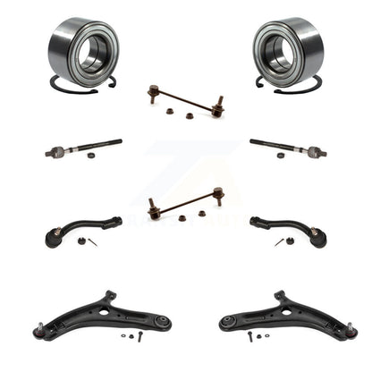 Bearing Lower Control Arm Outer Inner Tie Rod Link Front Kit (10Pc) For Kia Soul