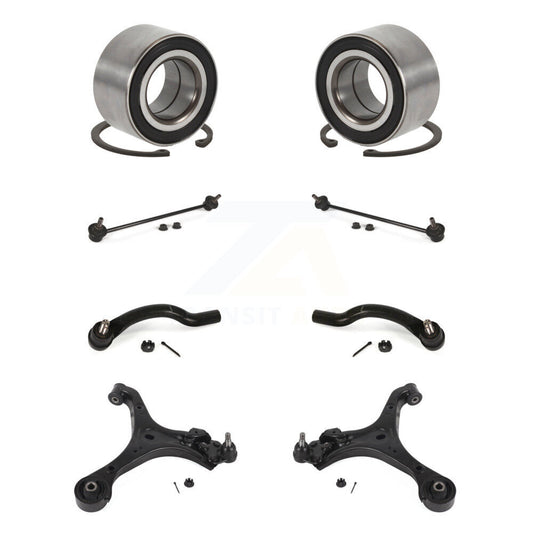 Bearing Lower Control Arm Outer Tie Rod Link Front Kit (8Pc) For Honda Civic ILX