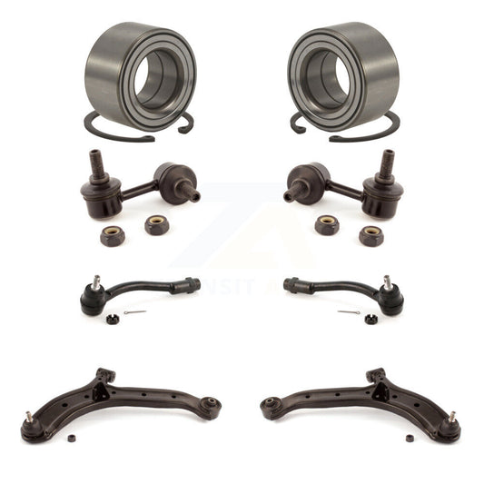 Bearing Lower Control Arm Outer Tie Rod Link Front Kit (8Pc) For Hyundai Accent