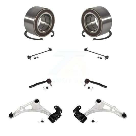 Bearing Lower Control Arm Outer Tie Rod Link Front Kit (8Pc) For Honda Pilot MDX