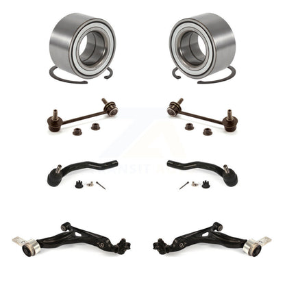 Bearing Lower Control Arm Outer Tie Rod & Link Front Kit (8Pc) For Mazda 6 3.7L