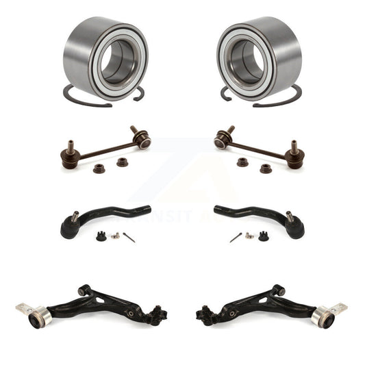 Bearing Lower Control Arm Outer Tie Rod & Link Front Kit (8Pc) For Mazda 6 3.7L