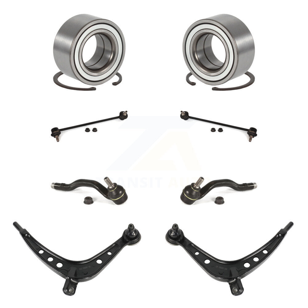 Bearing Lower Control Arm Outer Tie Rod Link Front Kit (8Pc) For BMW 325xi 330xi