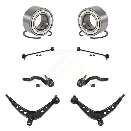 Bearing Lower Control Arm Outer Tie Rod Link Front Kit (8Pc) For BMW 325xi 330xi