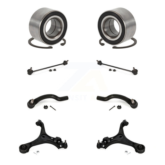 Bearing Lower Control Arm Outer Tie Rod Link Front Kit (8Pc) For Honda Civic ILX