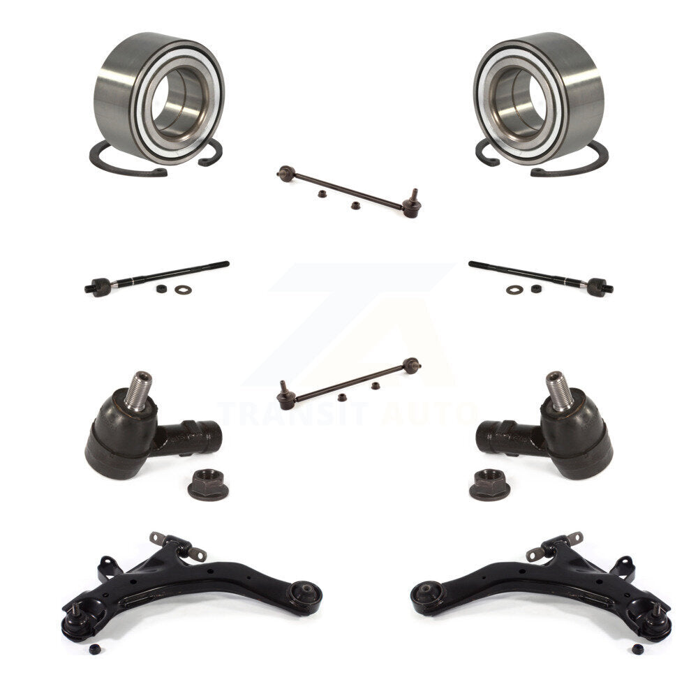 Bearing Lower Control Arm Outer Inner Tie Rod Link Front Kit For Hyundai Tiburon