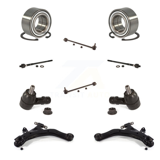 Bearing Lower Control Arm Outer Inner Tie Rod Link Front Kit For Hyundai Tiburon