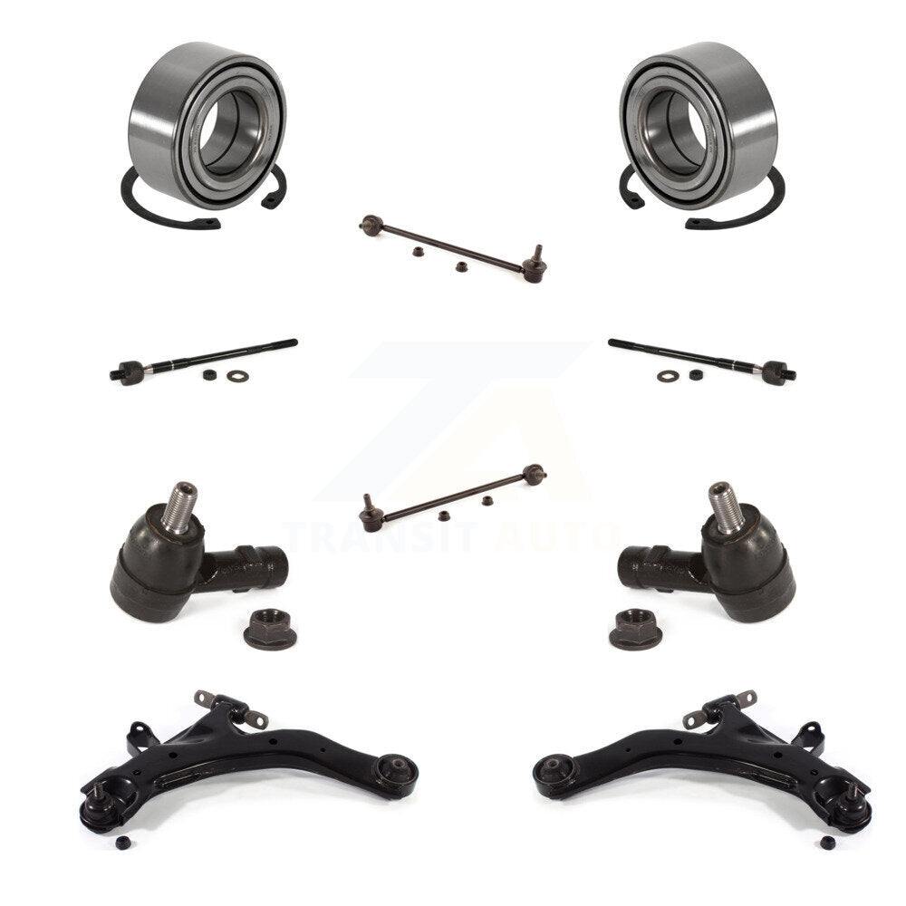 Bearing Lower Control Arm Outer Inner Tie Rod Link Front Kit For Hyundai Tiburon