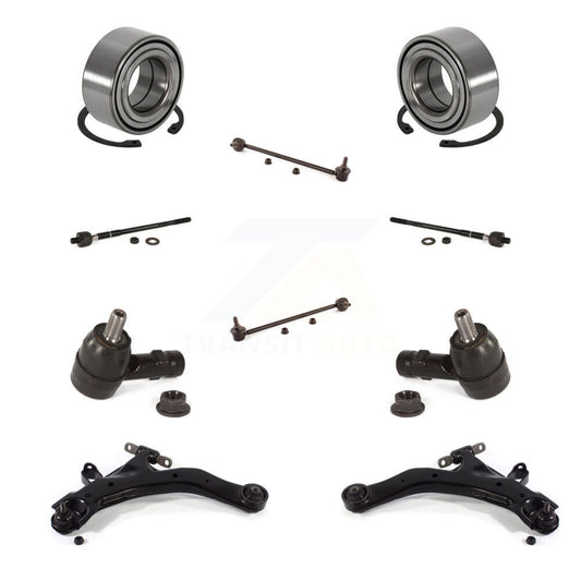 Bearing Lower Control Arm Outer Inner Tie Rod Link Front Kit For Hyundai Tiburon