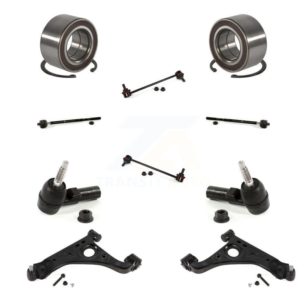 Bearing Lower Arm Outer Inner Tie Rod End Link Front Kit (10Pc) For Buick Encore