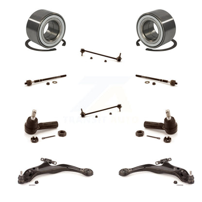 Bearing Lower Arm Outer Inner Tie Rod & Link Front Kit (10Pc) For Toyota Sienna