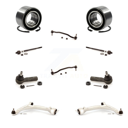 Bearing Lower Arm Outer Inner Tie Rod & Link Front Kit (10Pc) For Nissan Altima