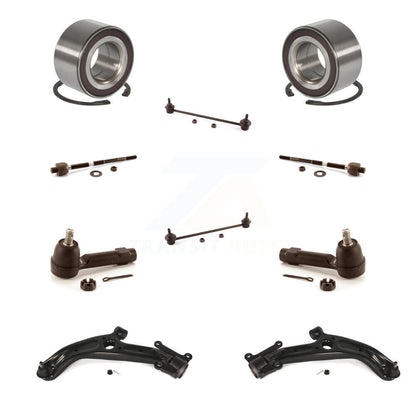 Bearing Lower Arm Outer Inner Tie Rod Link Front Kit (10Pc) For 07-08 Honda Fit