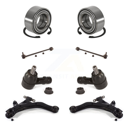 Bearing Lower Control Arm Outer Tie Rod Link Front Kit (8Pc) For Hyundai Tiburon