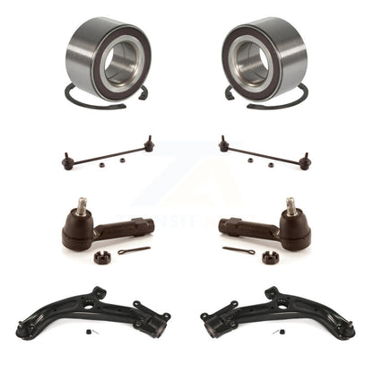 Bearing Lower Control Arm Outer Tie Rod Link Front Kit (8Pc) For 07-08 Honda Fit