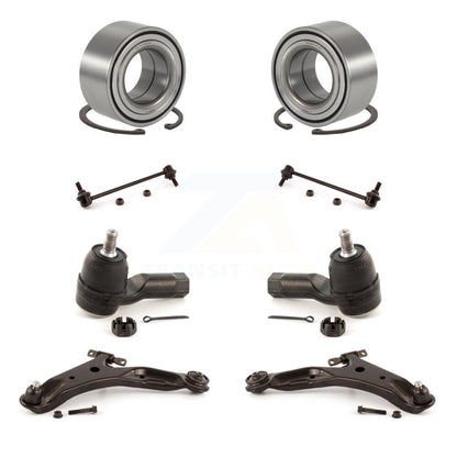 Bearing Lower Arm Outer Tie Rod Link Front Kit (8Pc) For 01-06 Hyundai Santa Fe