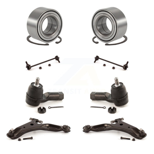 Bearing Lower Arm Outer Tie Rod Link Front Kit (8Pc) For 01-06 Hyundai Santa Fe