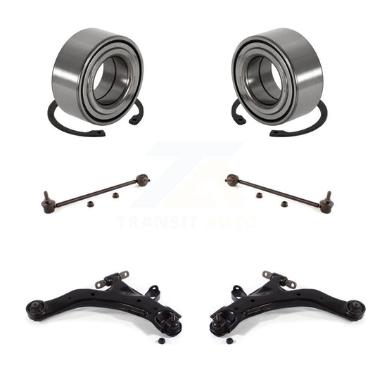Bearing Lower Control Arm & Link Front Kit (6Pc) For 03-08 Hyundai Tiburon 2.7L