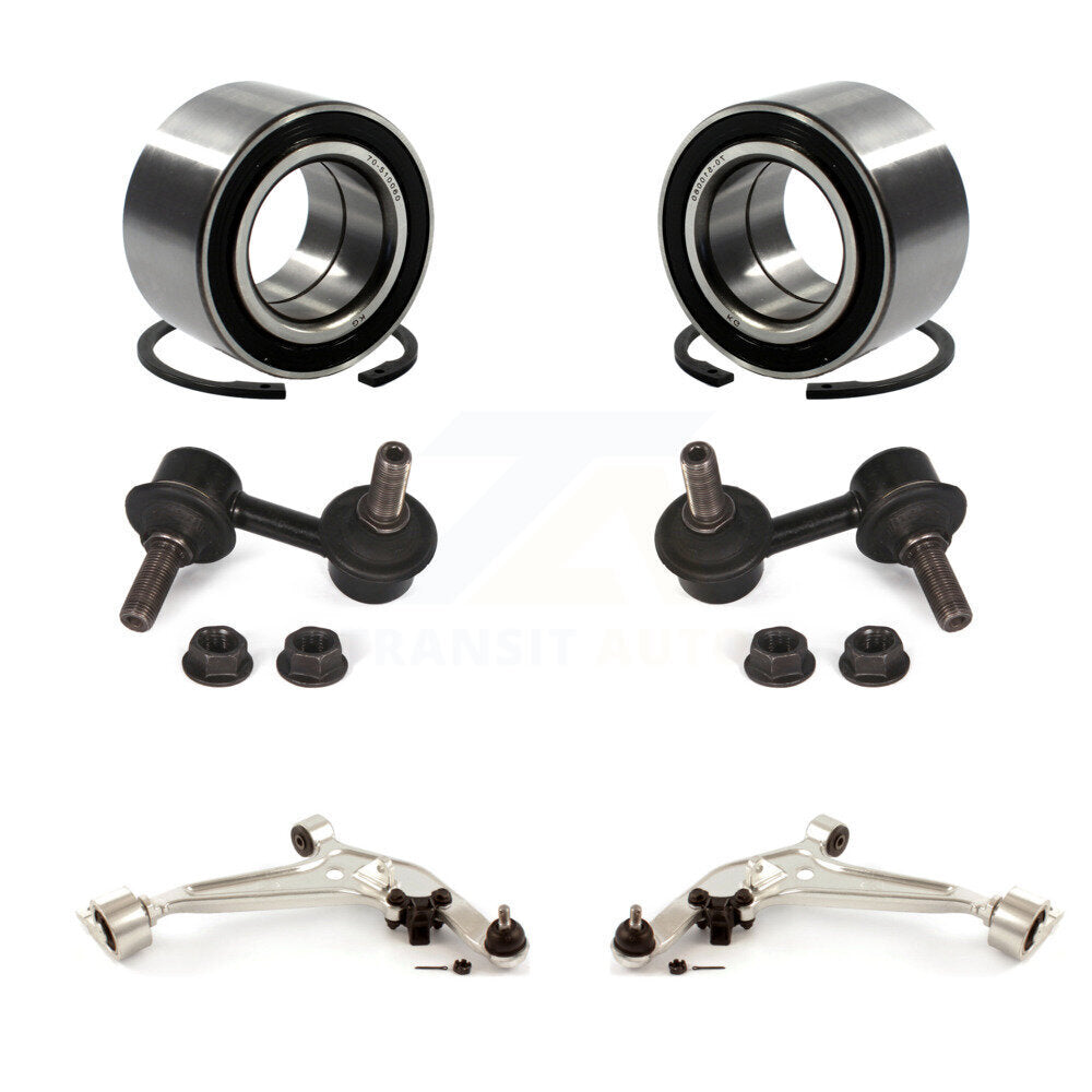Bearing Lower Control Arm And Link Front Kit (6Pc) For 2005-2006 Nissan X-Trail