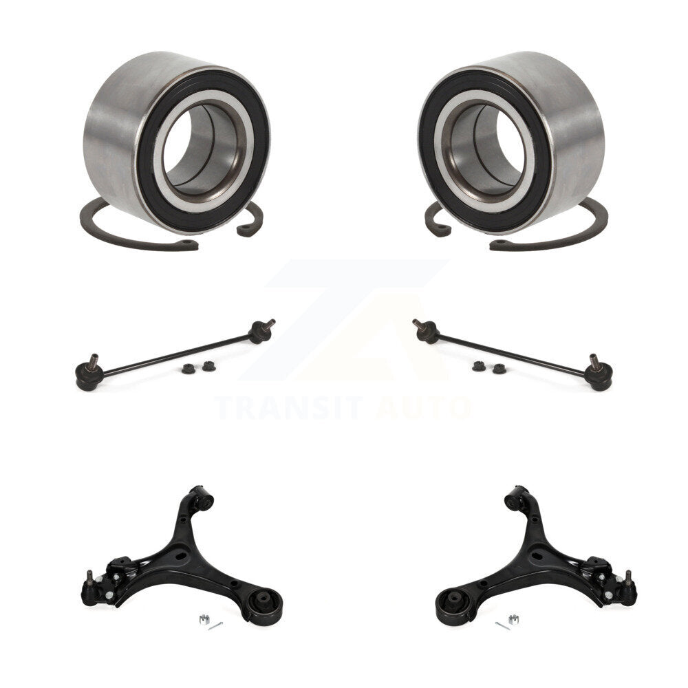 Bearing Lower Control Arm with BJ Link Front Kit (6Pc) For Honda Civic Acura ILX