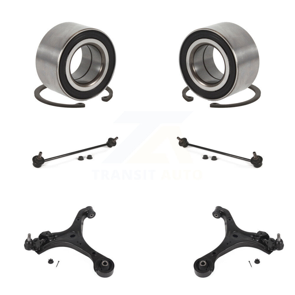 Bearing Lower Control Arm with BJ Link Front Kit (6Pc) For Honda Civic Acura ILX