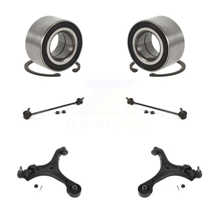 Bearing Lower Control Arm with BJ Link Front Kit (6Pc) For Honda Civic Acura ILX