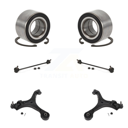 Bearing Lower Control Arm with BJ Link Front Kit (6Pc) For Honda Civic Acura ILX