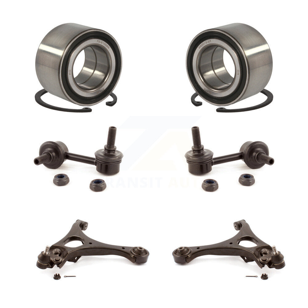Bearing Lower Control Arm & Link Front Kit (6Pc) For 06-11 Honda Civic 1.3L 1.8L