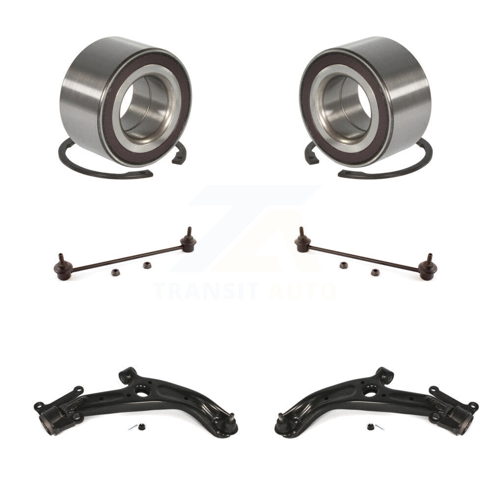 Bearing Lower Control Arm with BJ & Link Front Kit (6Pc) For 2007-2008 Honda Fit
