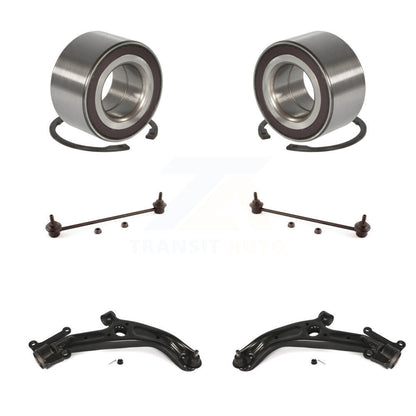 Bearing Lower Control Arm with BJ & Link Front Kit (6Pc) For 2007-2008 Honda Fit