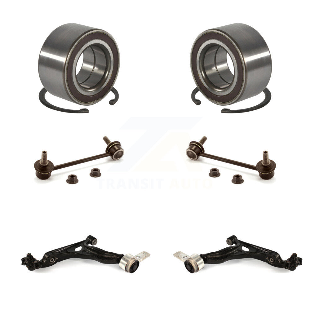 Wheel Bearing Lower Control Arm Link Front Kit (6Pc) For 2009-2013 Mazda 6 2.5L