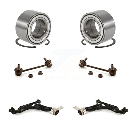Wheel Bearing Lower Control Arm Link Front Kit (6Pc) For 2009-2013 Mazda 6 3.7L
