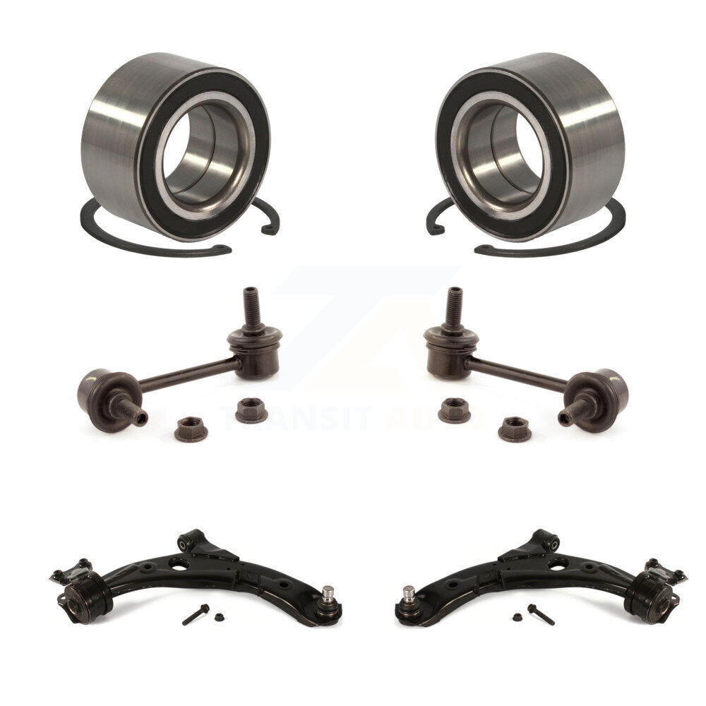 Bearing Lower Control Arm with BJ Link Front Kit (6Pc) For 2007-2012 Mazda CX-7