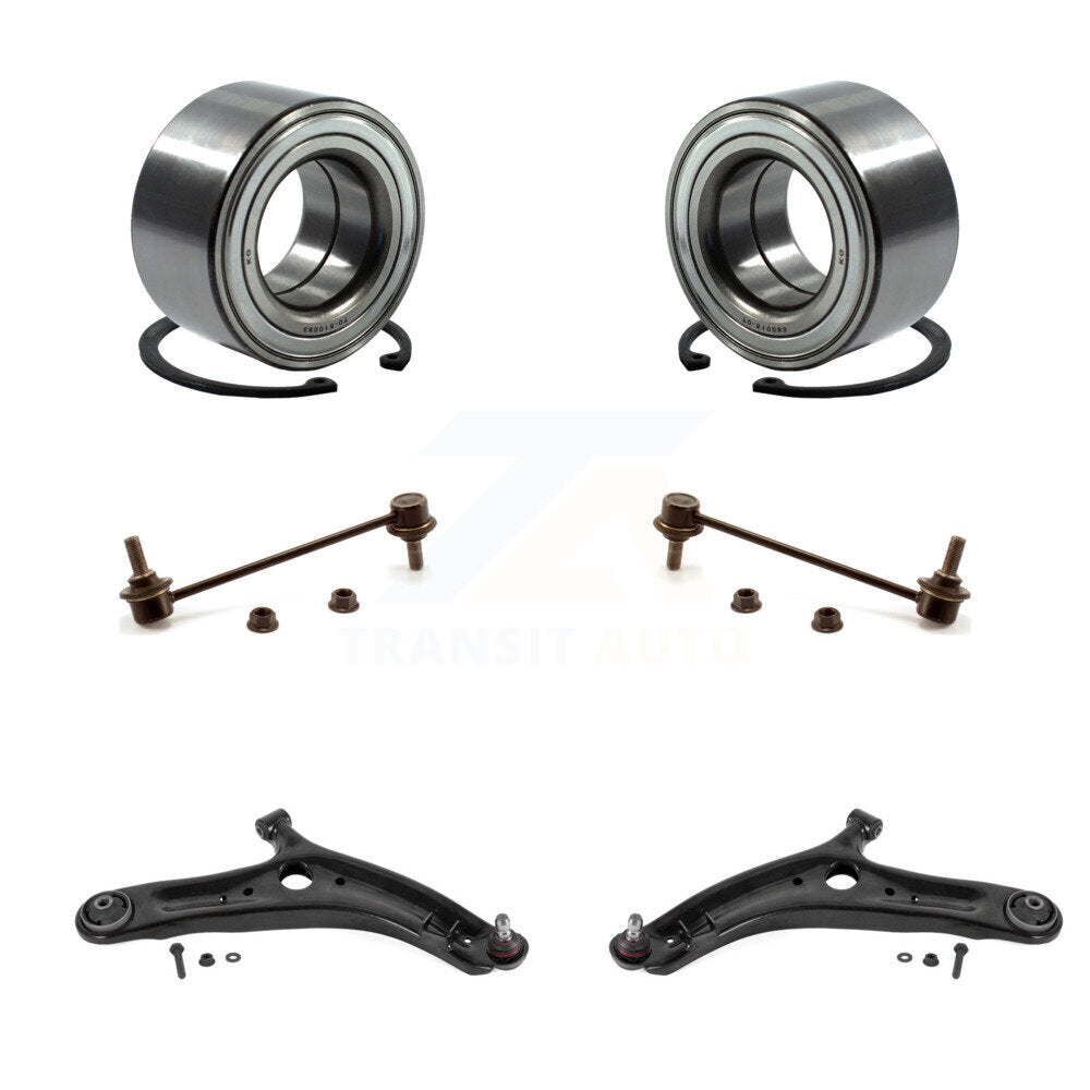 Bearing Lower Control Arm with Ball Joint And Link Front Kit (6Pc) For Kia Soul