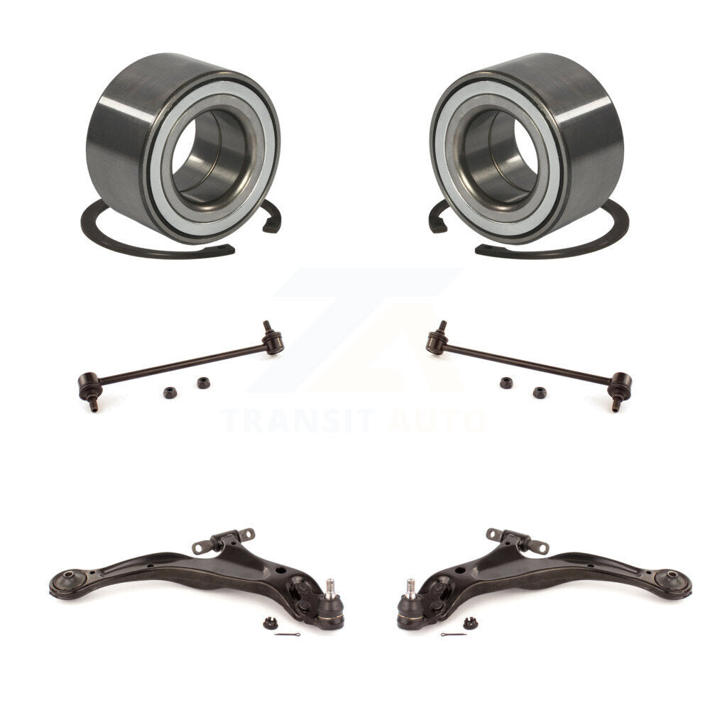 Bearing Lower Control Arm with BJ Link Front Kit (6Pc) For Toyota Solara Avalon