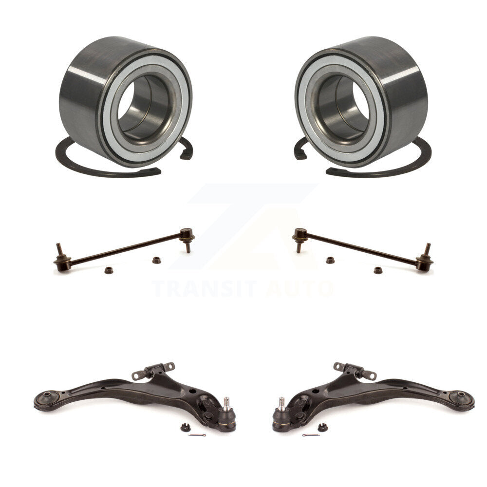 Wheel Bearing Lower Control Arm Link Front Kit (6Pc) For 1998-2003 Toyota Sienna