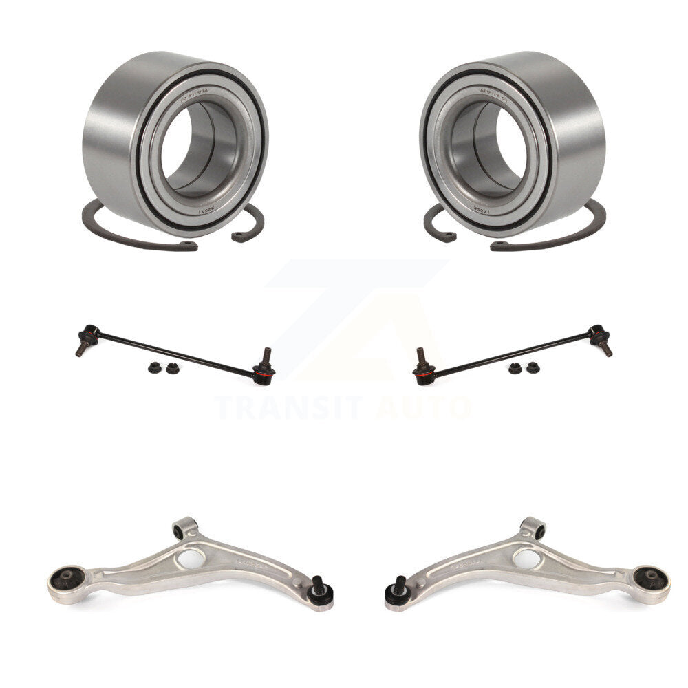 Bearing Lower Control Arm w/ Ball Joint Link Front Kit (6Pc) For Hyundai Sonata