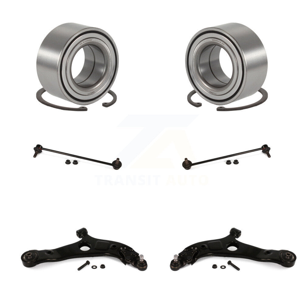 Bearing Lower Control Arm & Link Front Kit (6Pc) For 11-12 Kia Optima GAS engine