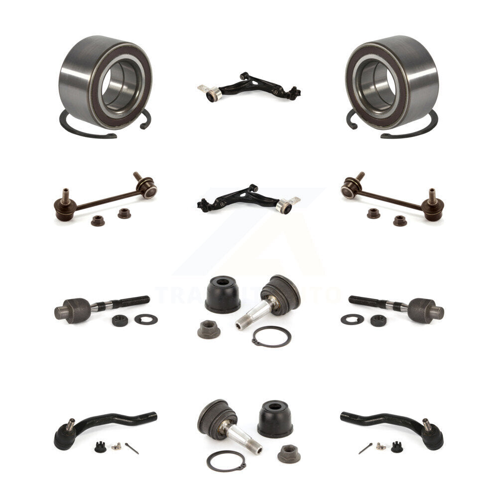 Wheel Lower Control Arm Upper Ball Joint Outer Inner Tie Rod Link Front Kit For