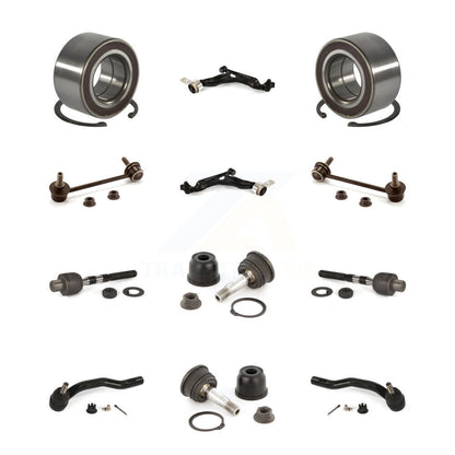 Wheel Lower Control Arm Upper Ball Joint Outer Inner Tie Rod Link Front Kit For
