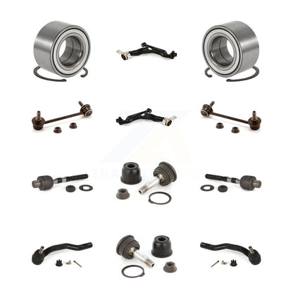 Wheel Lower Control Arm Upper Ball Joint Outer Inner Tie Rod Link Front Kit For