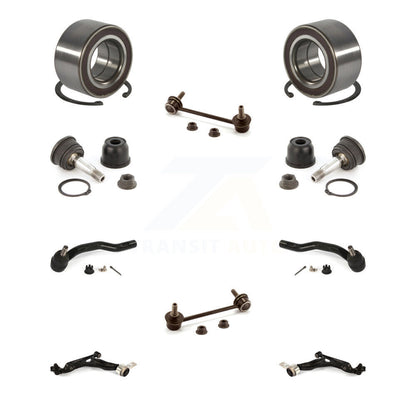 Bearing Lower Control Arm Upper Ball joint Outer Tie Rod End Link Front Kit For
