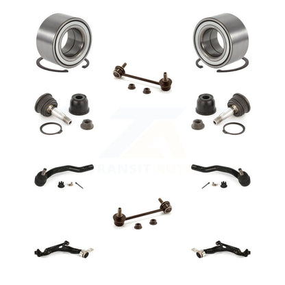 Bearing Lower Control Arm Upper Ball joint Outer Tie Rod End Link Front Kit For