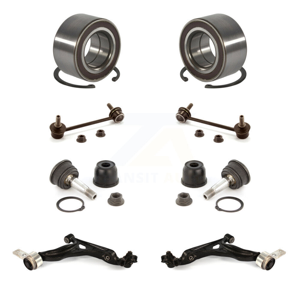 Bearing Lower Control Arm Upper Ball Joint Link Front Kit (8Pc) For Mazda 6 2.5L