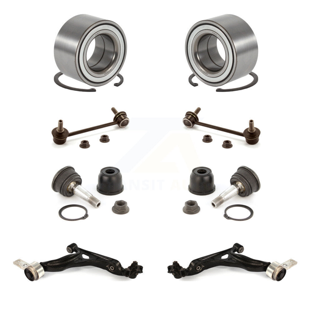 Bearing Lower Control Arm Upper Ball Joint Link Front Kit (8Pc) For Mazda 6 3.7L