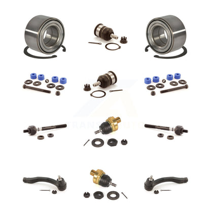 Bearing Upper Lower Ball Joint Outer Inner Tie Rod & Sway Bar Link Front Kit For