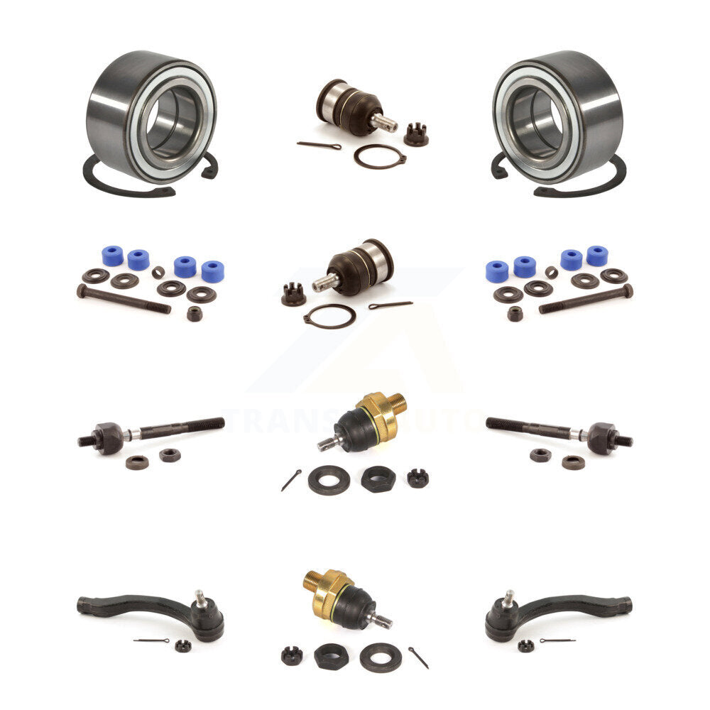 Bearing Upper Lower Ball Joint Outer Inner Tie Rod End Link Front Kit For Honda